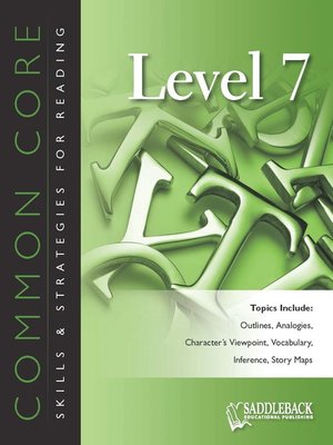 cover image of Common Core Skills & Strategies for Reading Level 7